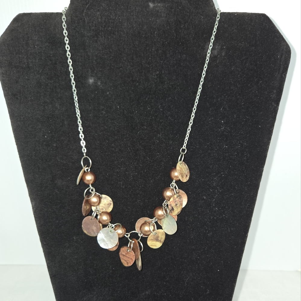 Mother of Pearl Beaded Necklace